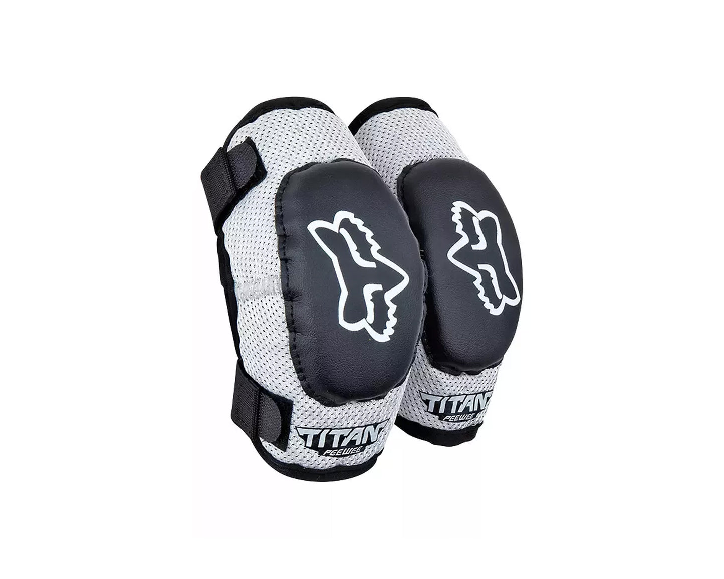 Fox Racing Peewee Titan Elbow Grd - Black/Silver M/L