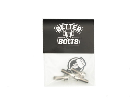 Better Bolts Titanium Bolts For Freedom Coast Brake Adapters - Silver