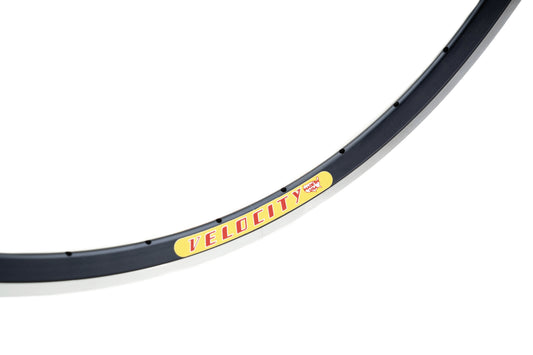 New Other Velocity Dyad Rim 26 Rim Black Silver 32H Clincher - Black / Silver