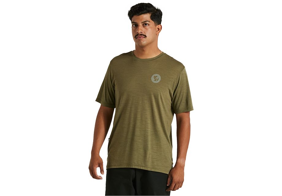 Specialized Fjällräven Wool Tee SS Grn M – Incycle Bicycles