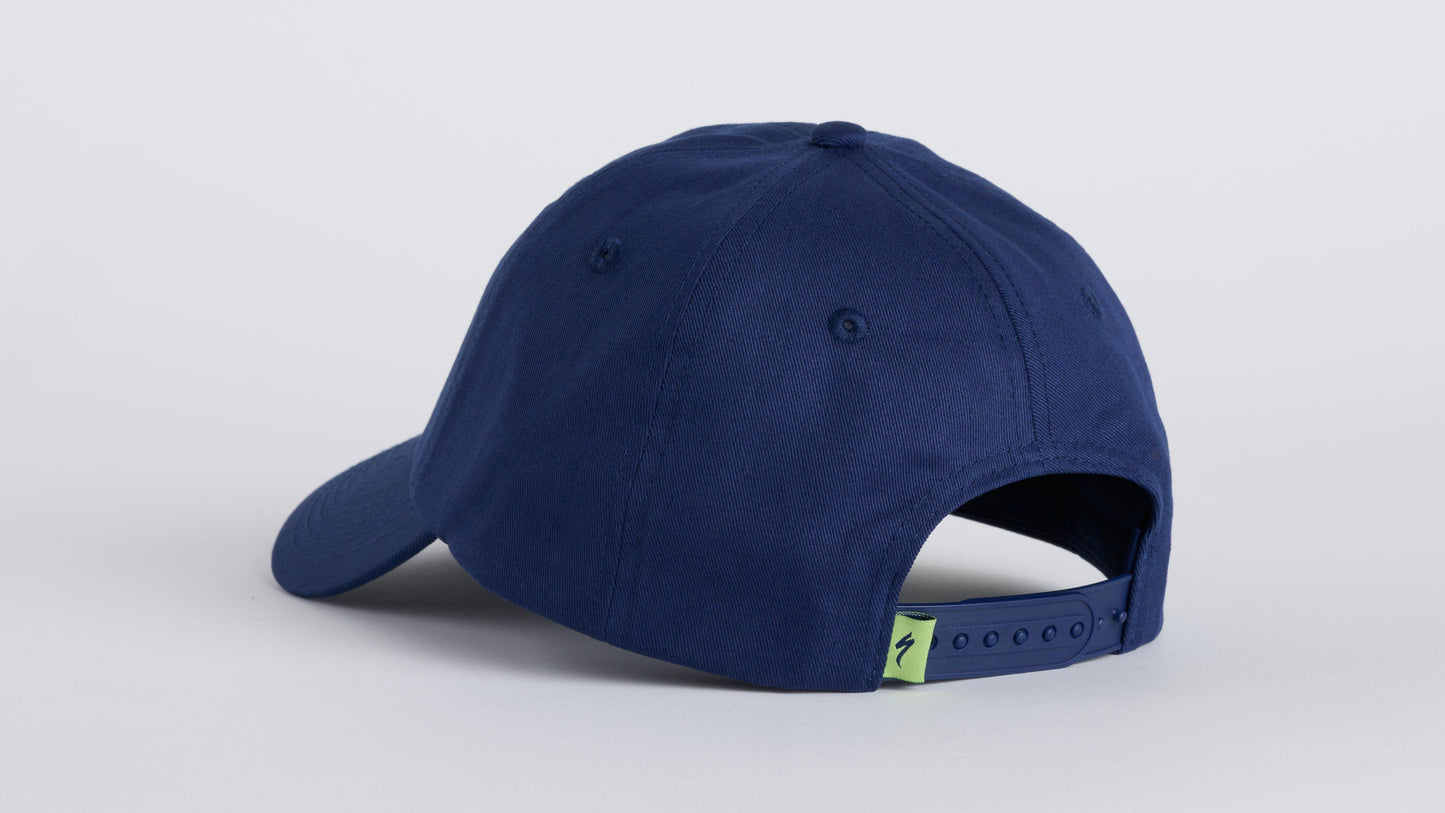 Specialized Youth S-Logo 6-Panel Dad Hat - Deep Marine One Size