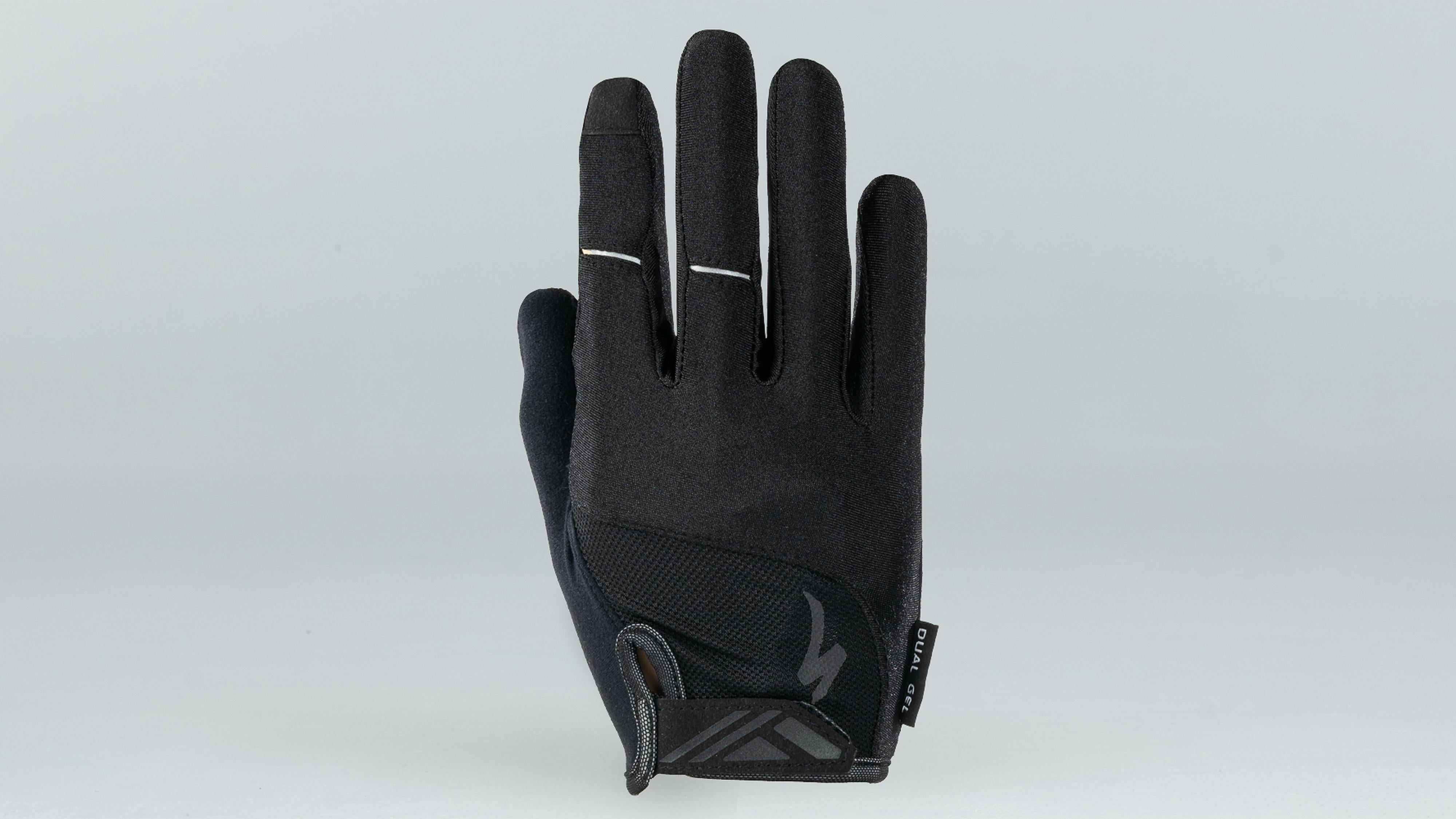 Specialized Body Geometry Dual-Gel Long Finger Gloves (Black) (S) Specialized Body Geometry Dual-Gel Long Finger Gloves (Black) (S)