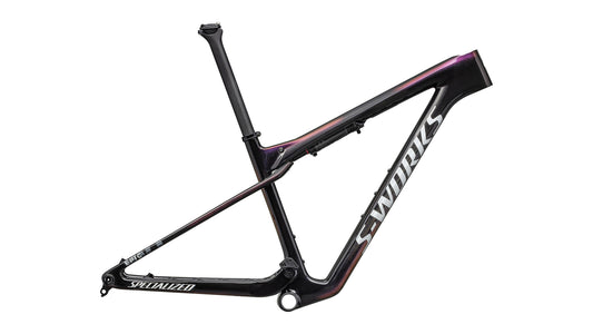 2025 Specialized S-Works Epic World Cup Frame - RockShox SIDLuxe WCID Ultimate - Gloss Carbon / Red Pearl / Chameleon Fade