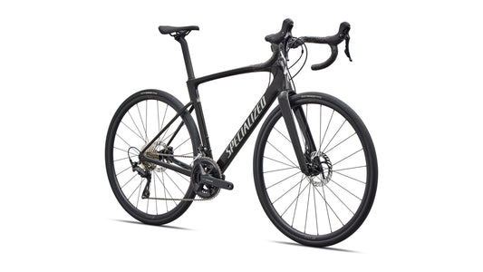 2026 Specialized Roubaix SL8 Sport - Shimano 105 - Gloss Obsidian Metallic / Dune White