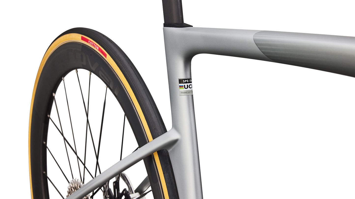 2027 Specialized S-Works Tarmac SL9 - SRAM RED AXS - Satin Silver Dust / Gloss Chrome