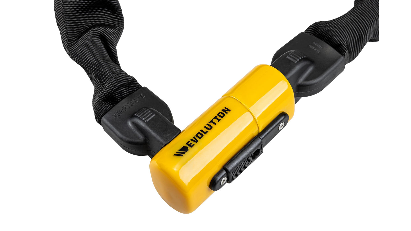 Specialized Globe + Kryptonite Evolution 1010 Chain Lock - Globe Yellow ONE SIZE