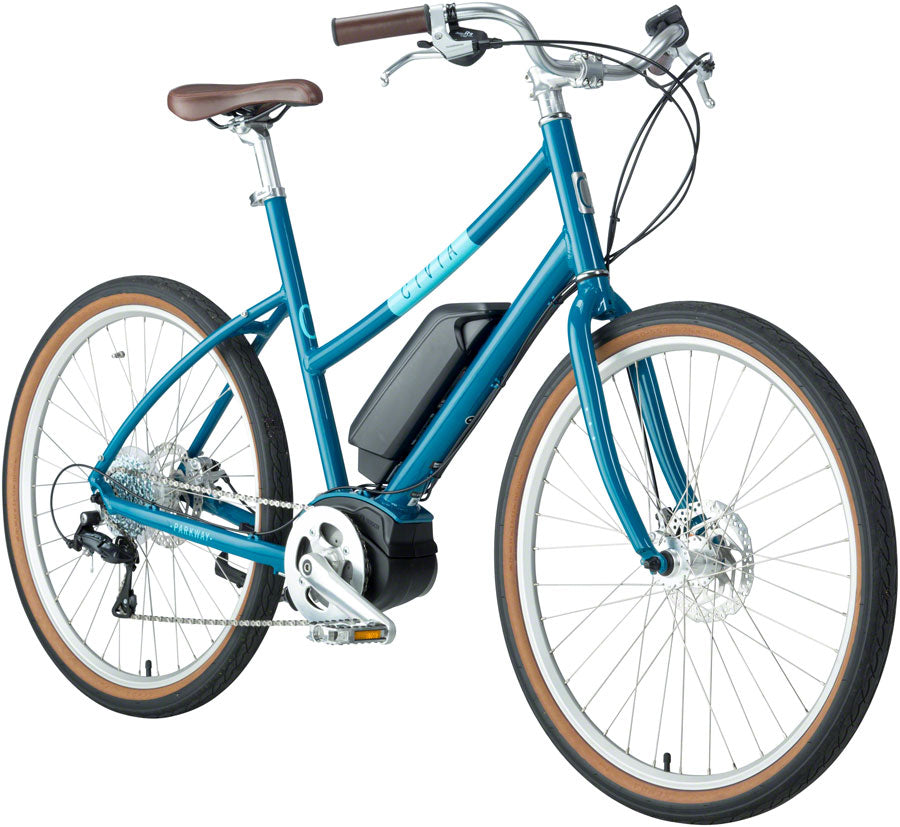 Civia Parkway Step-Thru Ebike - Dark Teal