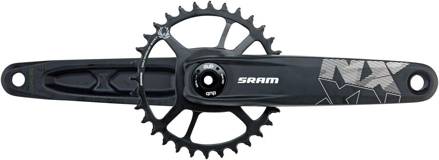 Sram Crank Nx Eagle Dub 12S 175 W Direct Mount 32T X Sync 2 Steel Chainring Black Dub Cups Bearings Not Included - Black
