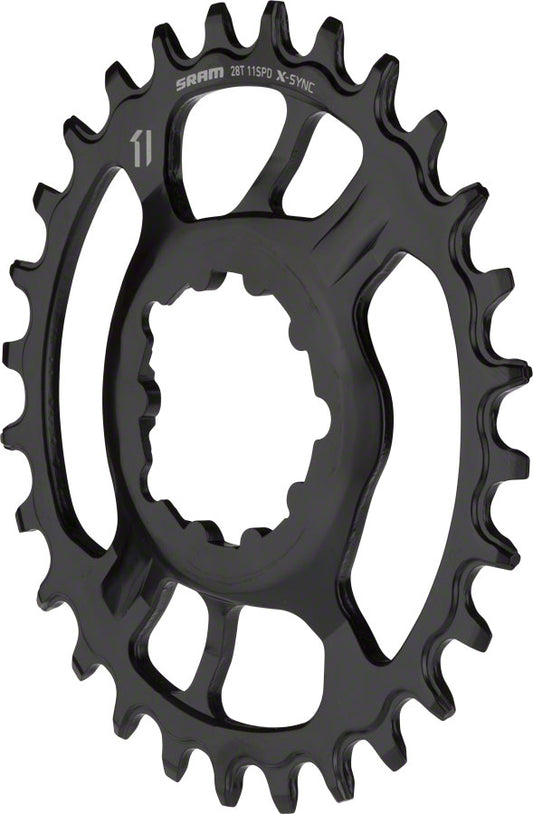 Sram X Sync 28T 11Sp Direct Mount Chainring Offset Steel Blk - Black