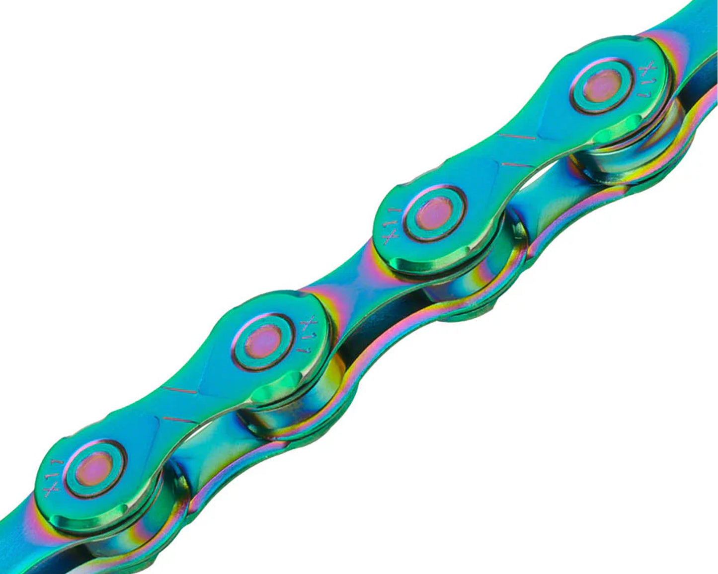 KMC X11 Speed 118L Chain Aurora Oil Slick