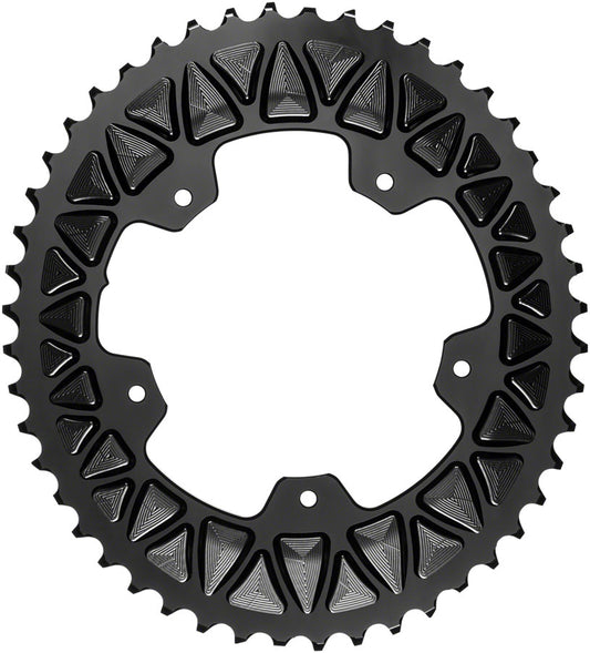 Absoluteblack Premium Sub Compact Oval 110 Bcd 5 Bolt Road Chainring - Black
