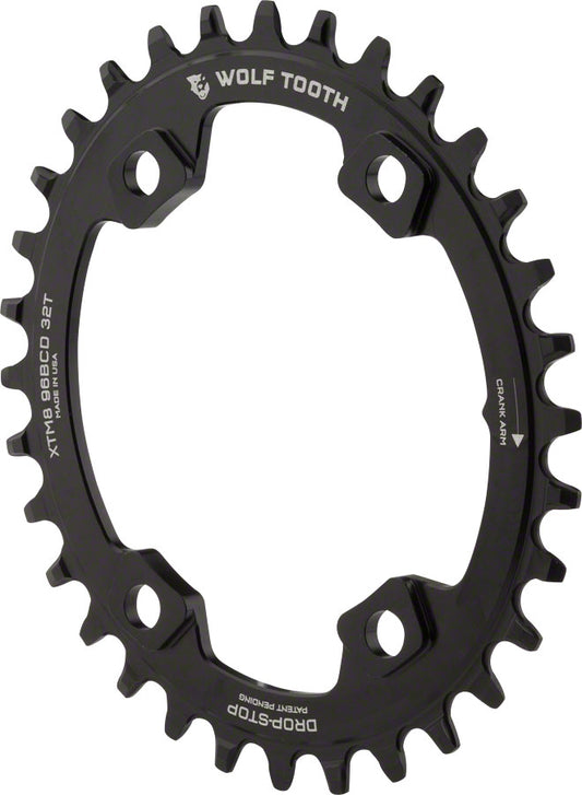 Wolf Tooth Elliptical 96 Asymmetrical BCD Chainrings for Shimano XT M8000/SLX M7000