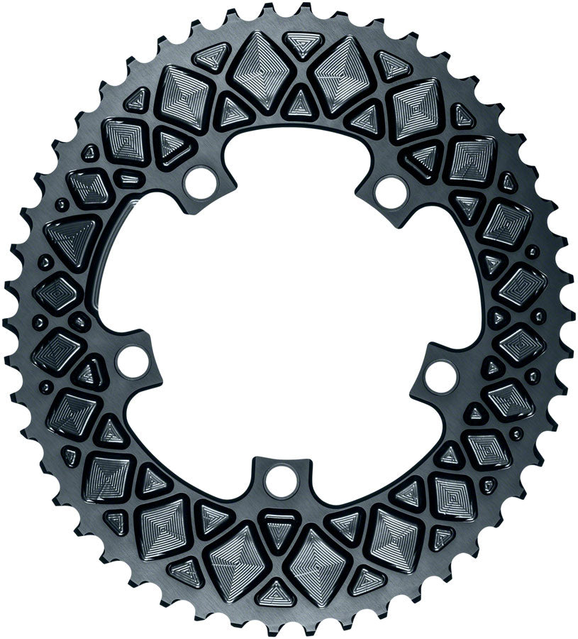 absoluteBLACK Premium Oval 110 BCD 5-Bolt Road Chainring
