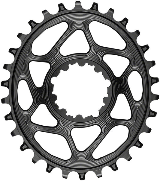 Absoluteblack Oval Direct Mount Chainring For Sram And Hyperglide - Black