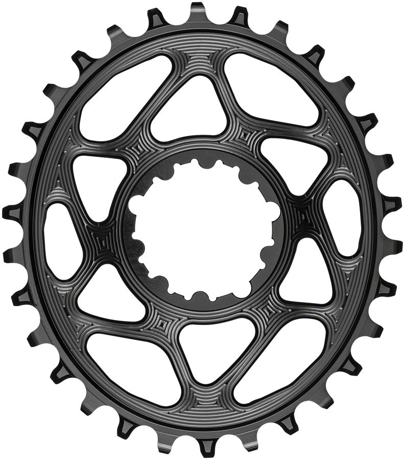 absoluteBLACK Oval Direct Mount Chainring for SRAM and Hyperglide+