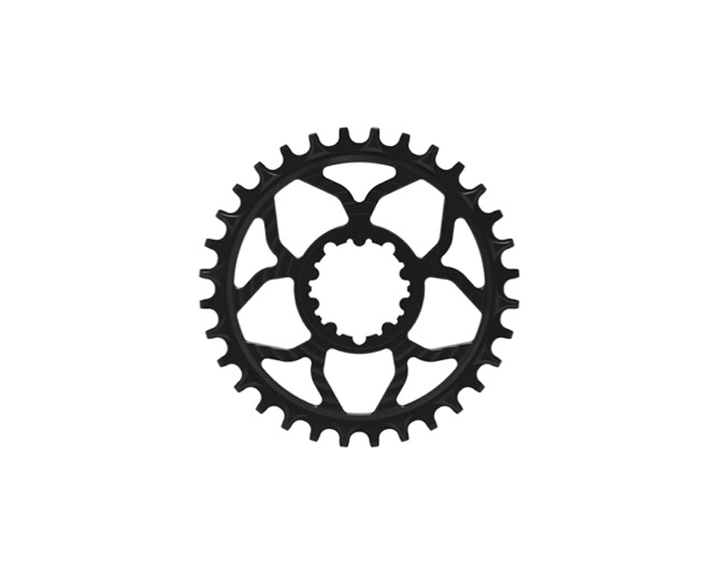 5Dev Road Gravel Classic Chainring 42T Black 8 Bolt - Black
