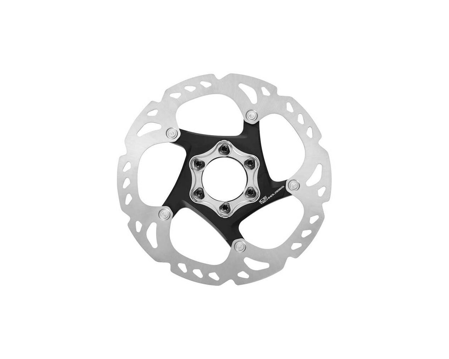 Shimano Deore Xt Sm-Rt86-S2 Disc Brake Rotor - 160Mm, 6-Bolt, Silver/Black