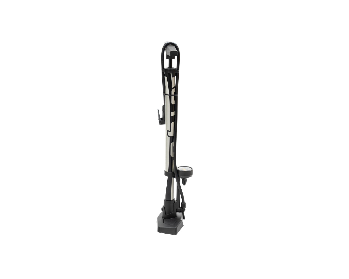 Giyo Tire Floor Pump Steel Barrel Silver