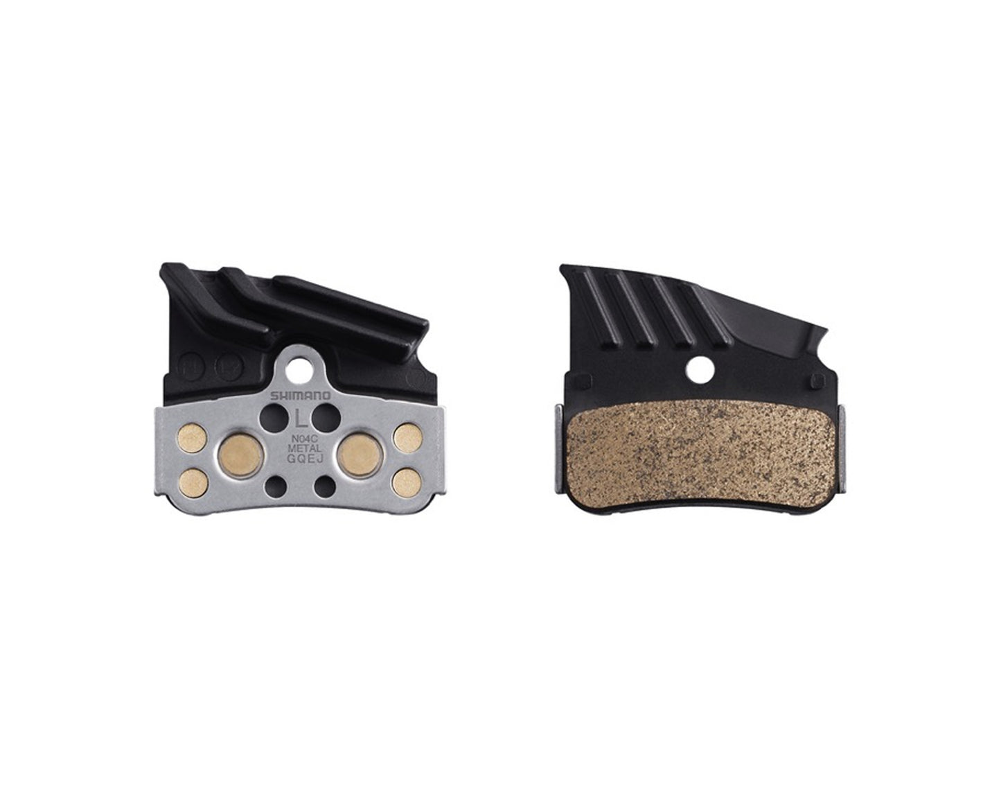 N04C Metal Pad W Fin Spring 1 Pair