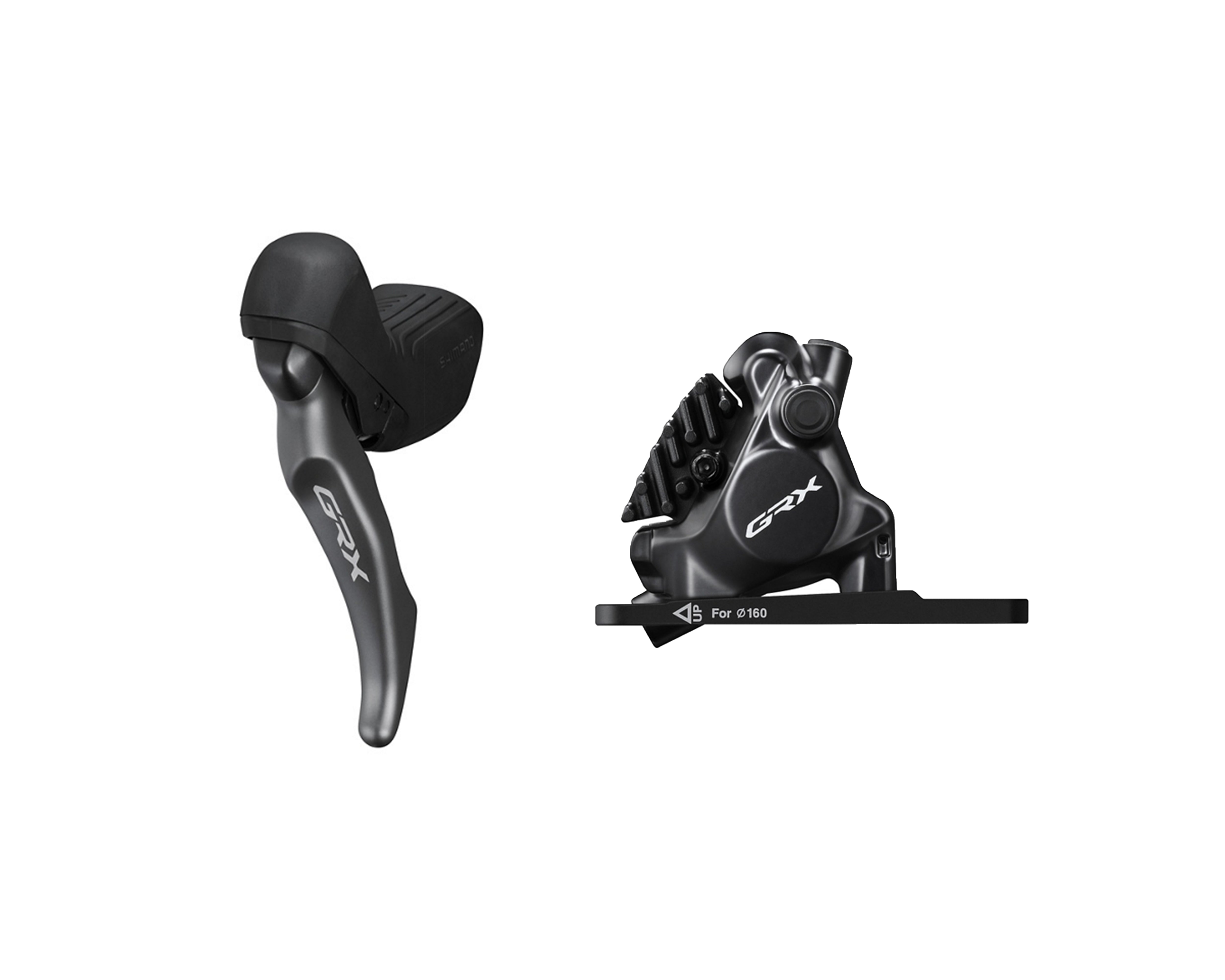 Shimano GRX BL RX820 L+BR RX820 Frein à disque avant Leviers Shimano GRX BL RX820 L+BR RX820 Frein à disque avant Leviers