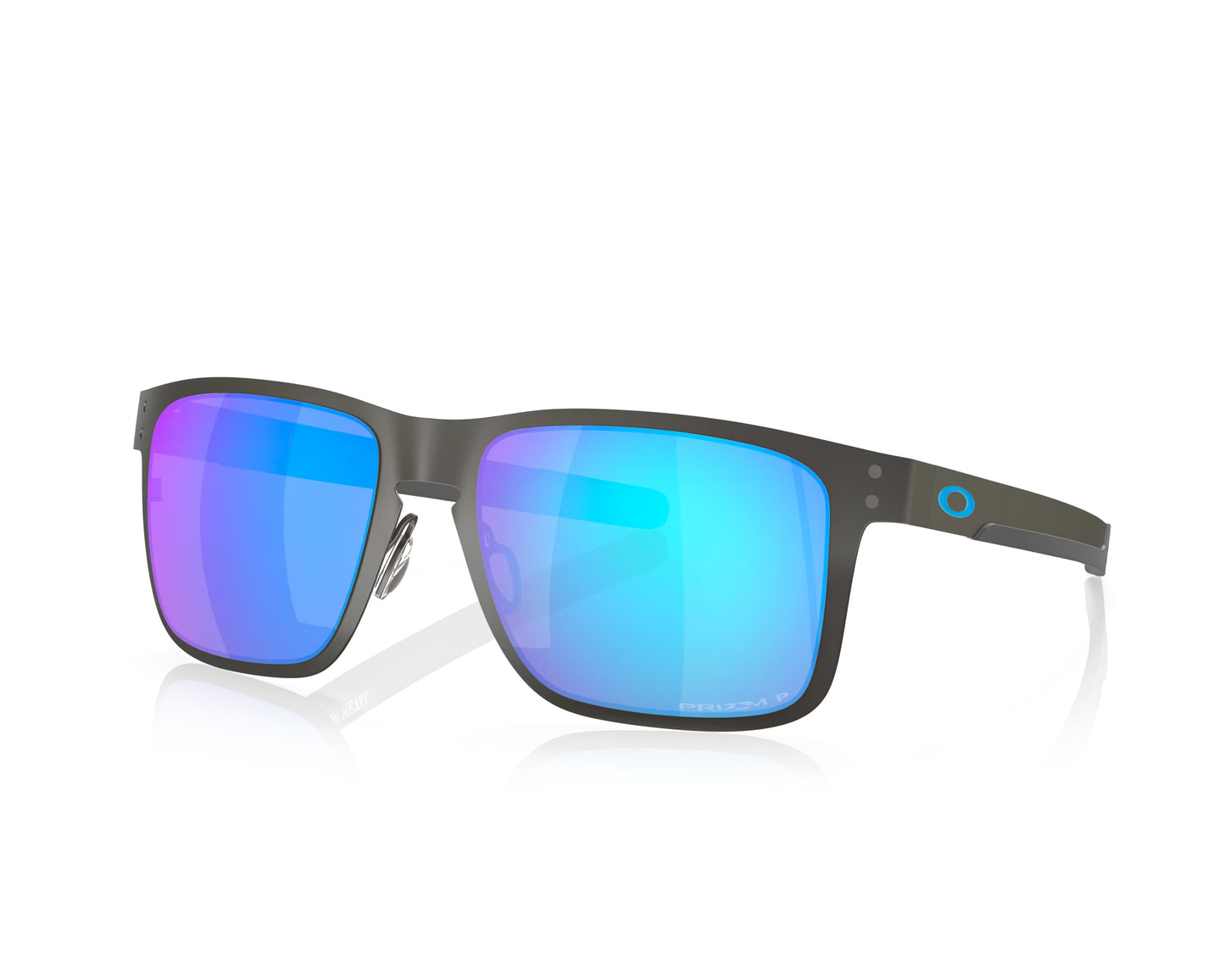Oakley Holbrook Metal Matte Gunmetal W/ Prizm Sapphire Iridium Polarized
