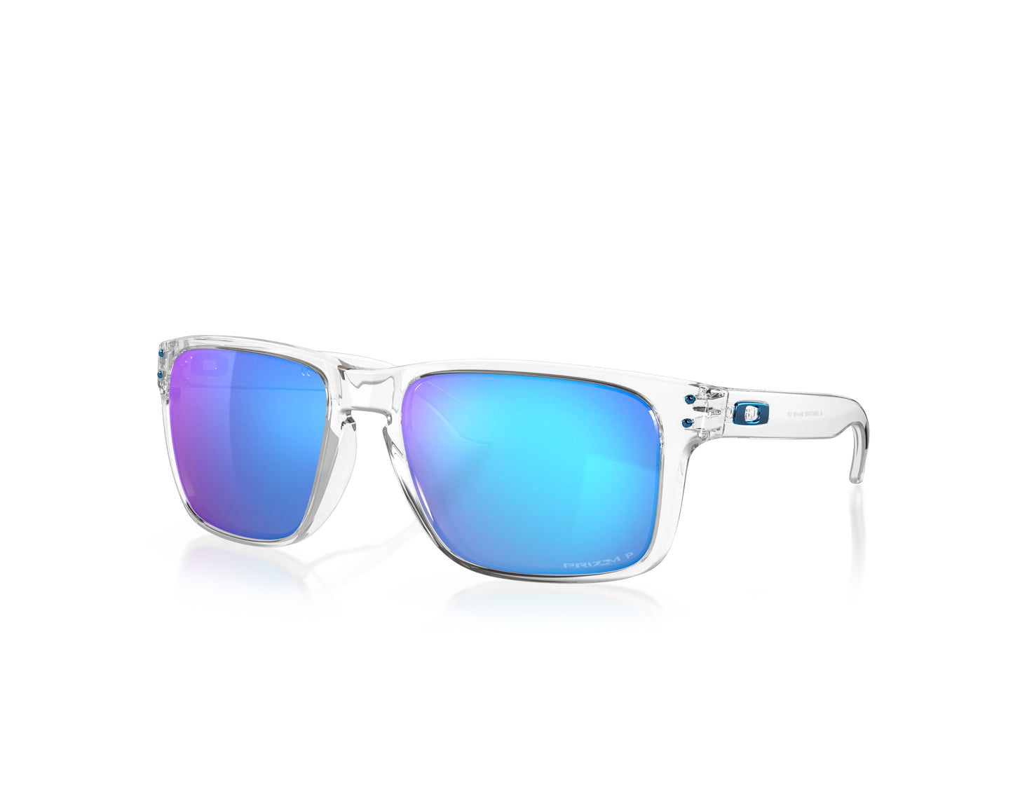 Oakley Holbrook Xl Polished Clear W/Prizm Sapphire Iridium Polarized
