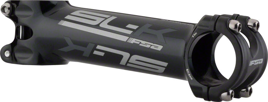Fsa Sl K Stem 31 8X130Mm 6 Deg Blk Graph - Black