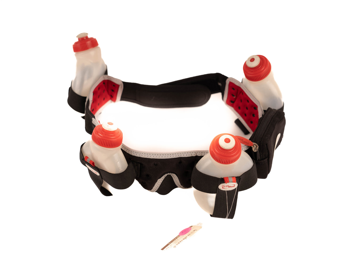 FuelBelt Helium 4-Bottle Hydration Belt: Blk SM (27-29")