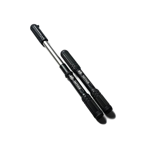 Silca Tattico Mini Pump With Hose And Bottle Cage Mount Black