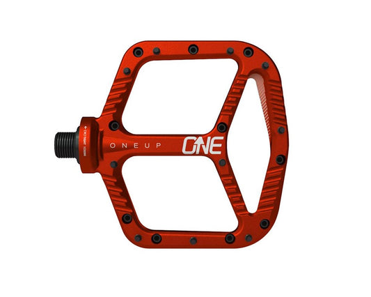 Oneup Flat Alloy Pedal - Red