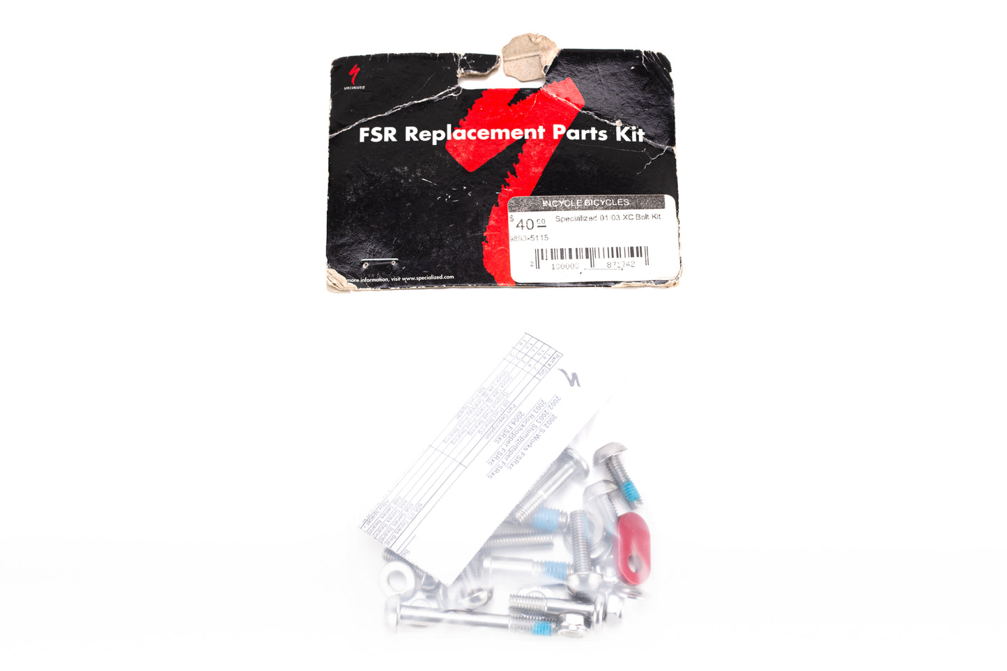 Specialized 01/03 XC Bolt Kit