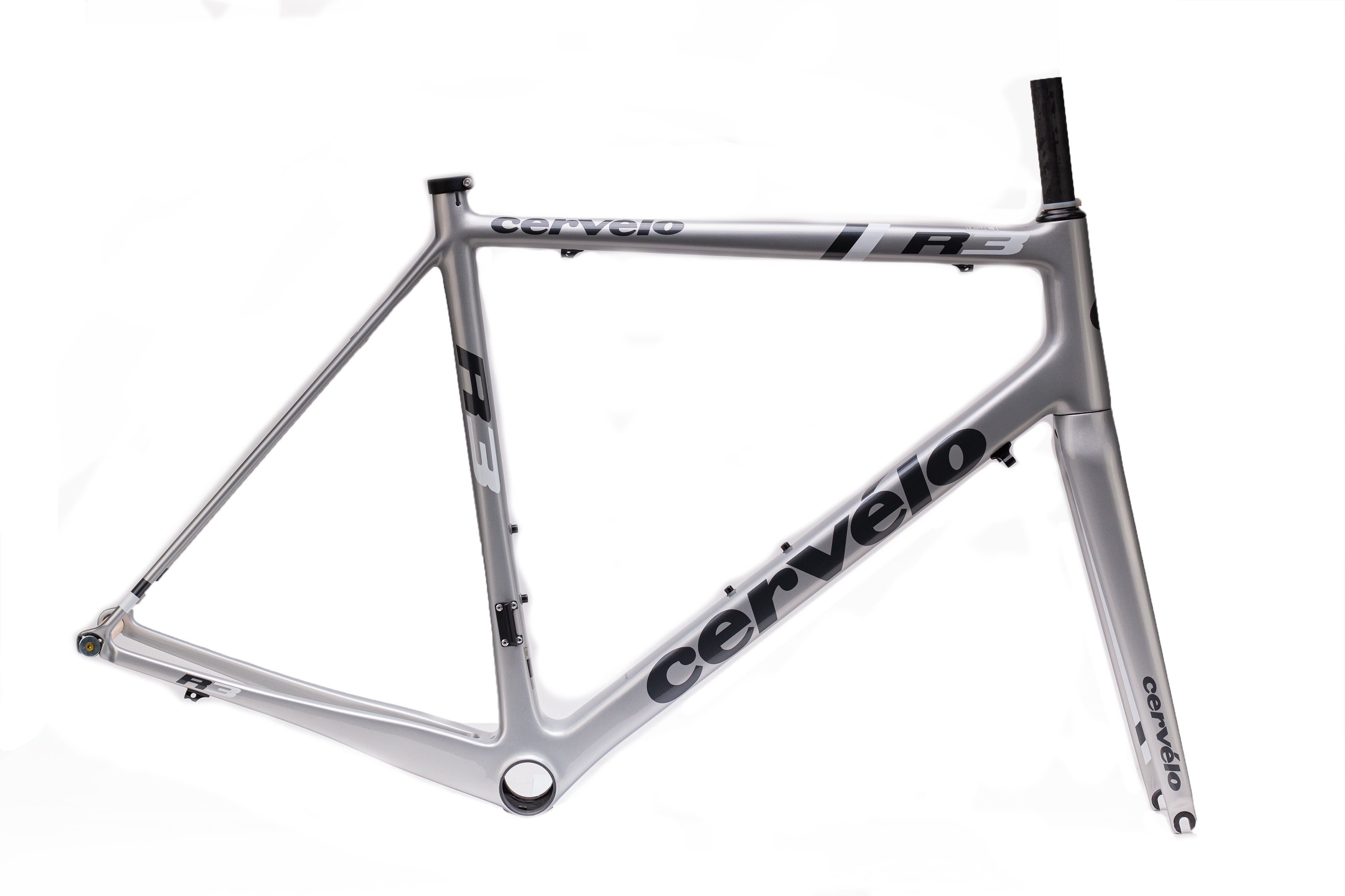 2014 Cervelo R3 Framset Silver Navy Blue 56 – Incycle Bicycles