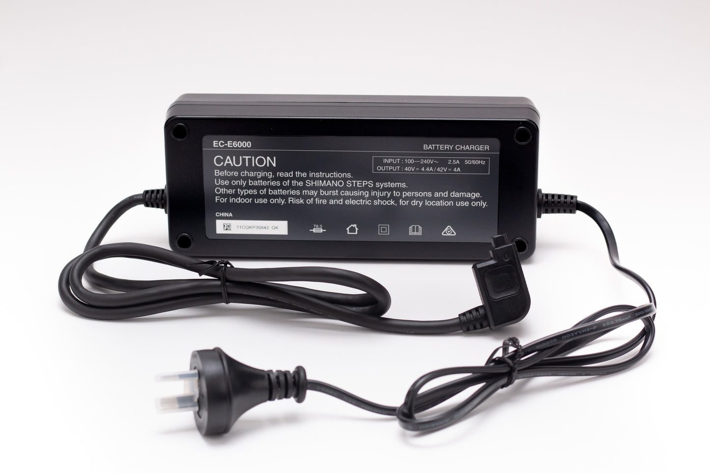 Shimano Steps Battery Charger(4A) EC-E6000-4X, Built in AC Power For Australia/New Zealand w/opkg