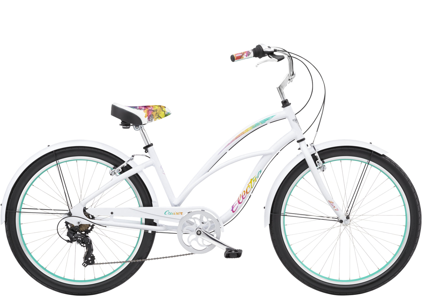 Electra Cruiser Lux 7D Step Thru Bright White