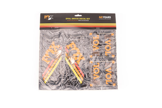 Fox Shox Decal 2015 AM Heritage EVOL Kit Org