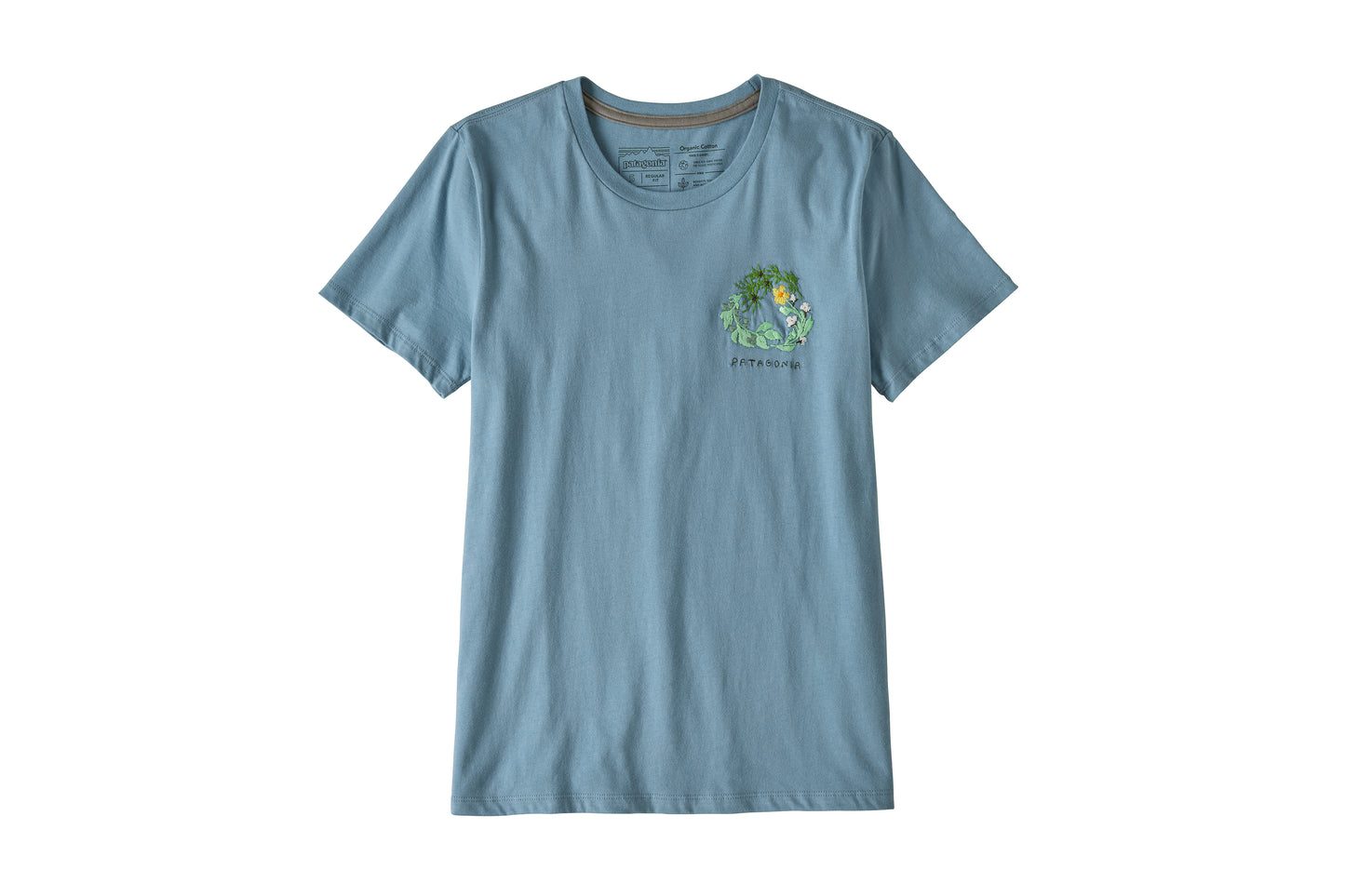 Patagonia Fiber Activist Organic Crew Tee Wmns Berlin Blu