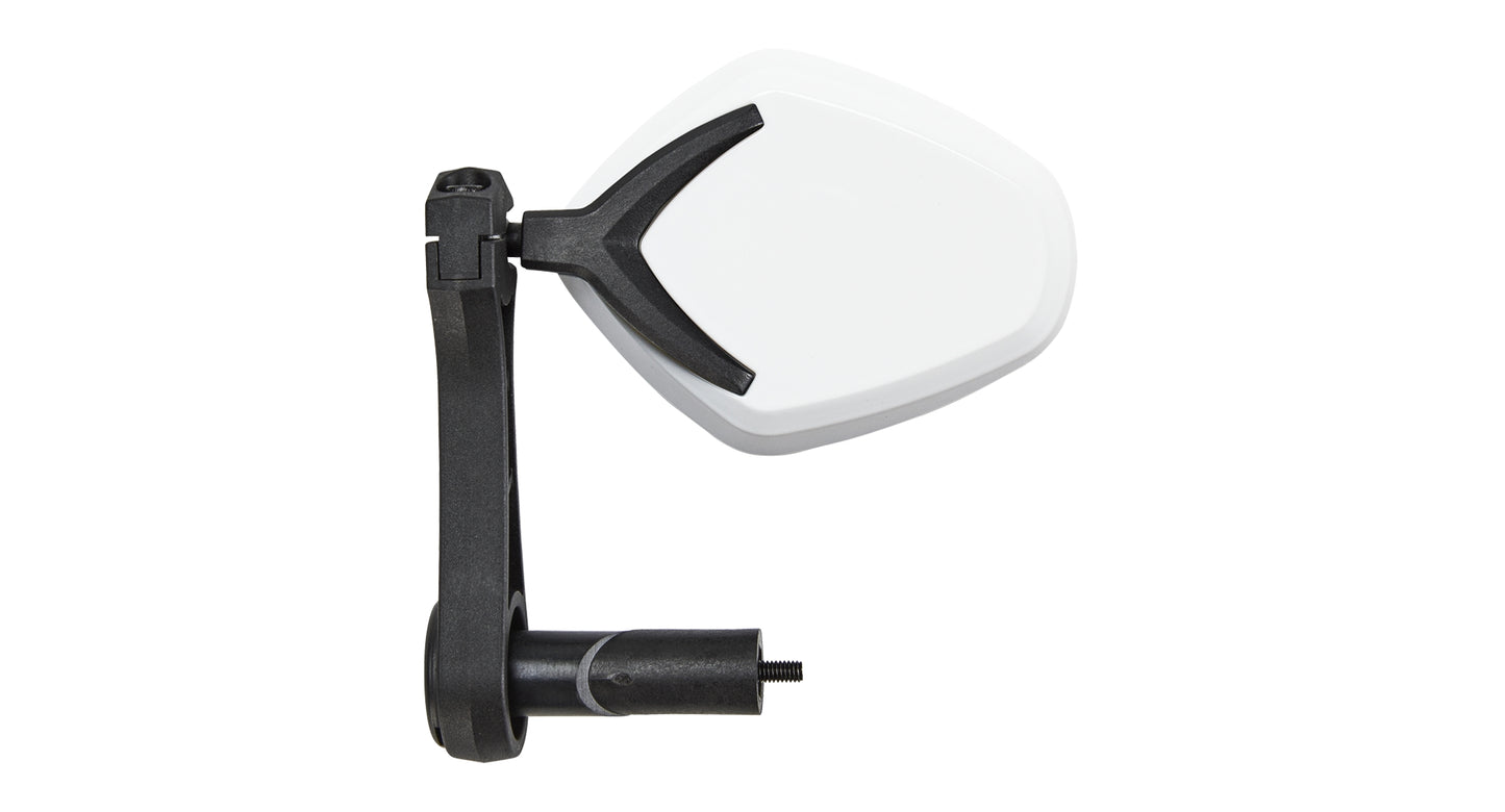 Electra Bar End Mirror Wht