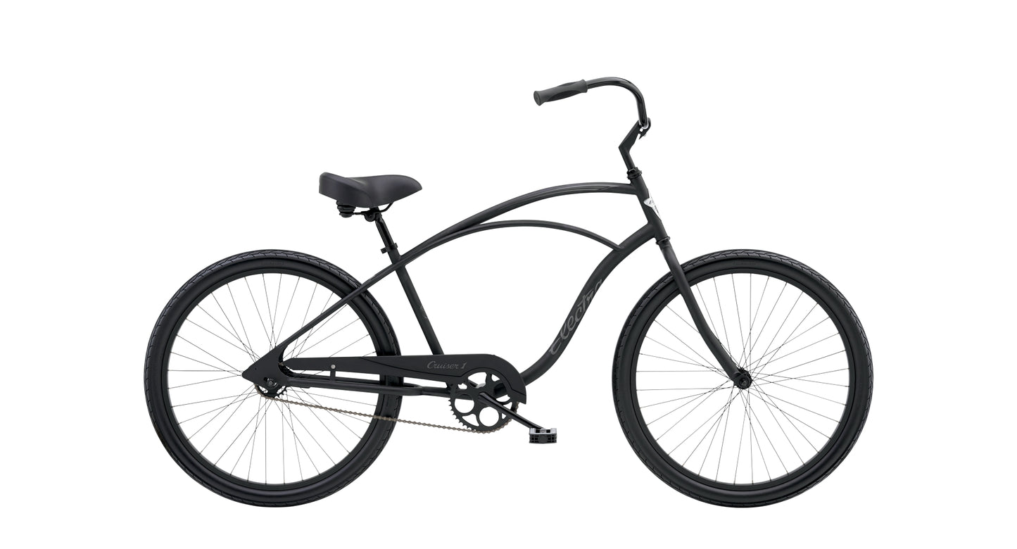 CRUISER 1 STEP-OVER, MATTE BLACK 26 TALL