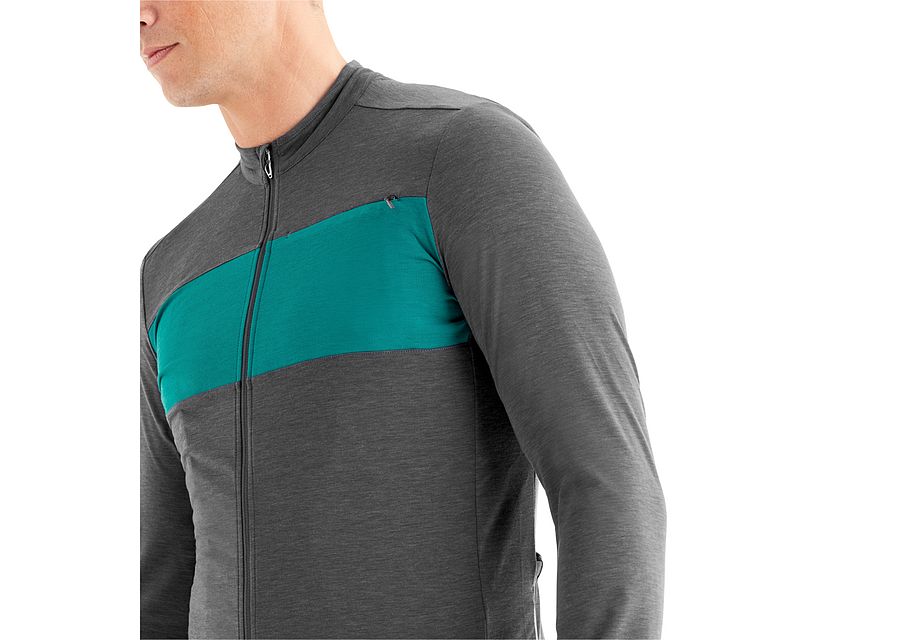Specialized Rbx Drirelease Merino Jersey Ls Jersey Carbon/Deep Turquoise XX-Large