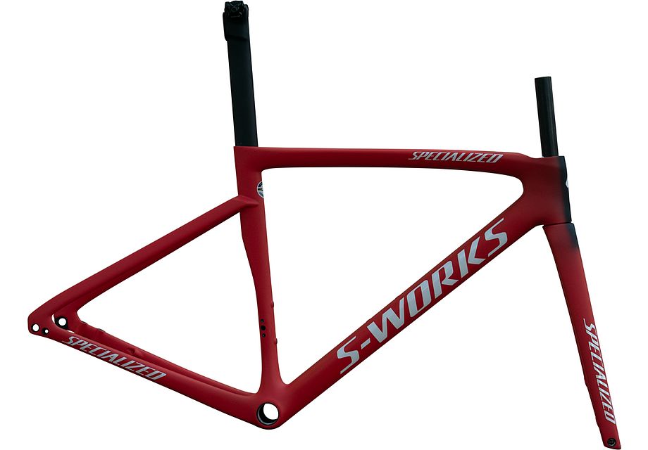 Specialized 2023 Tarmac SL7 S-Works Frmset Celeb - Stn Red/Metwhtgls 54
