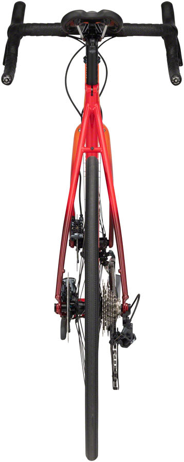 All-City Zig Zag Ultegra Bike - Orange/Red Fade