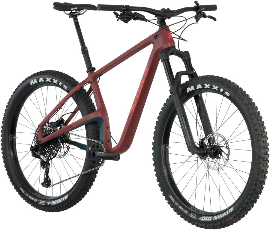 Salsa Woodsmoke X01 Eagle 27.5+ Matte Maroon/Navy
