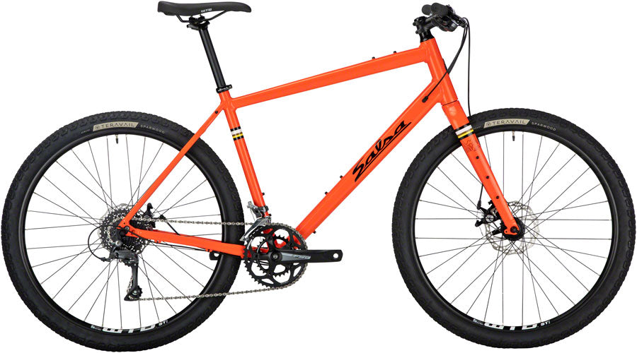 Salsa Journeyman Flat Bar Claris 650 Bike Orange – Incycle Bicycles