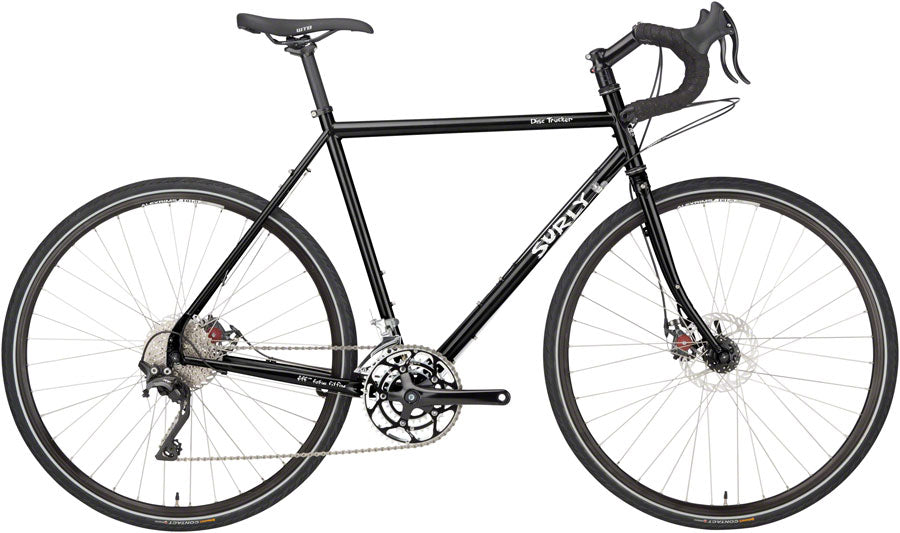 Surly Disc Trucker Bike - Hi-Viz Black 700