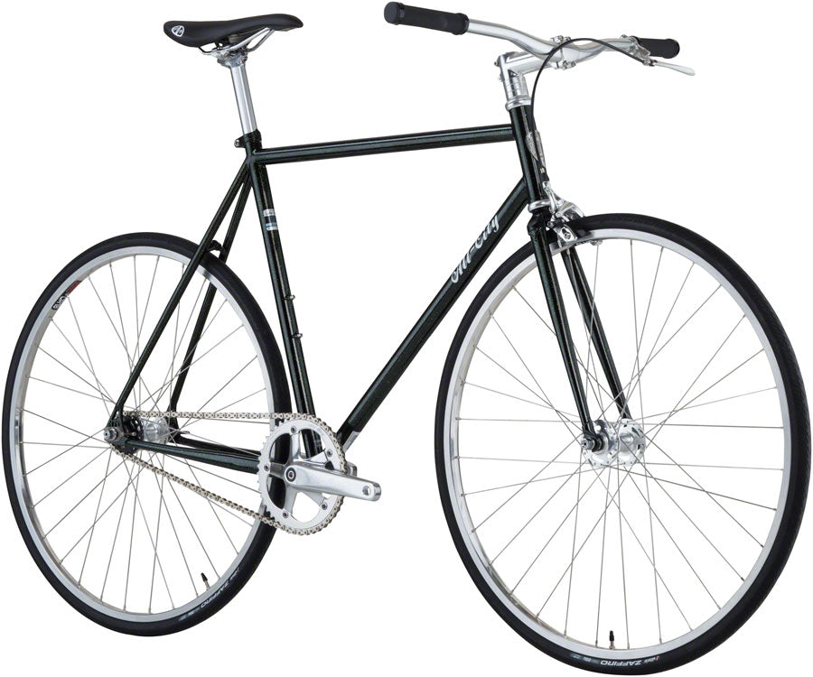 All-City Big Block Black/Green Sparkle