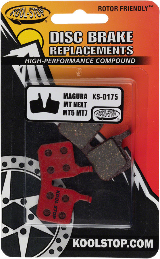 Kool Stop Magura Mt5 Mt7 Disc Brake Pads Organic Steel - Orange