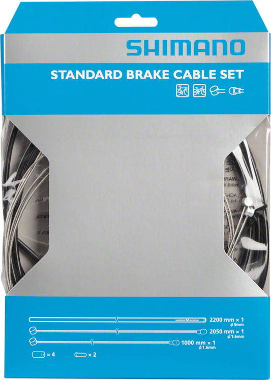 Shimano Mtb Brake Cable Housing Set Blk - Black