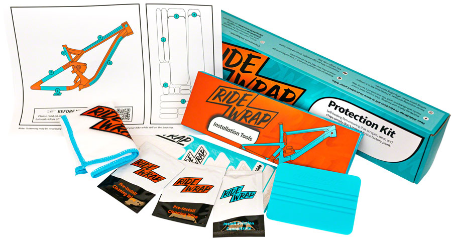 RideWrap Covered Fork Road & Gravel Protection Kit