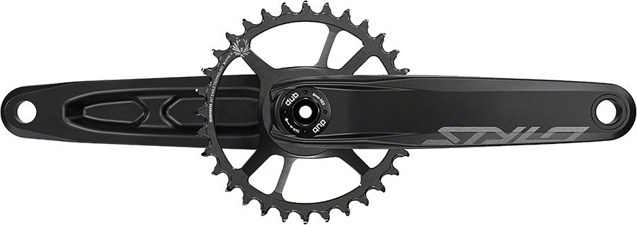 Sram Truvativ Crank Stylo 6K Aluminum Eagle DUB 12s w Direct Mount 32t X-SYNC 2 Chainring Black (DUB Cups/Bearings Not Included)