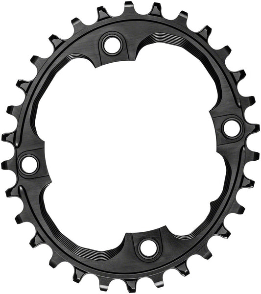 Absoluteblack Oval 94 Bcd 4 Bolt Chainring - Black